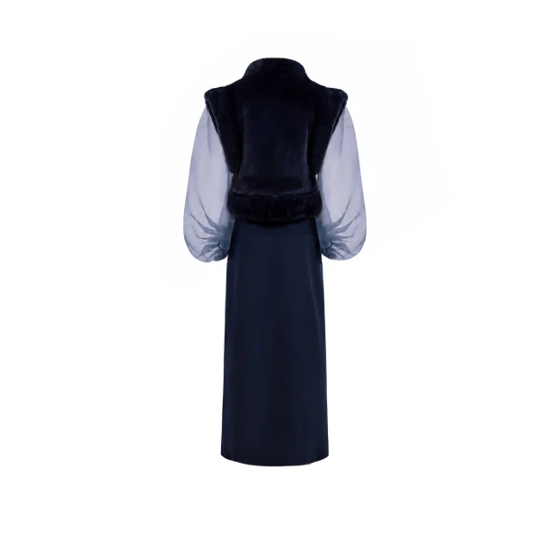 Gemy Maalouf Embellished High-Neck Set