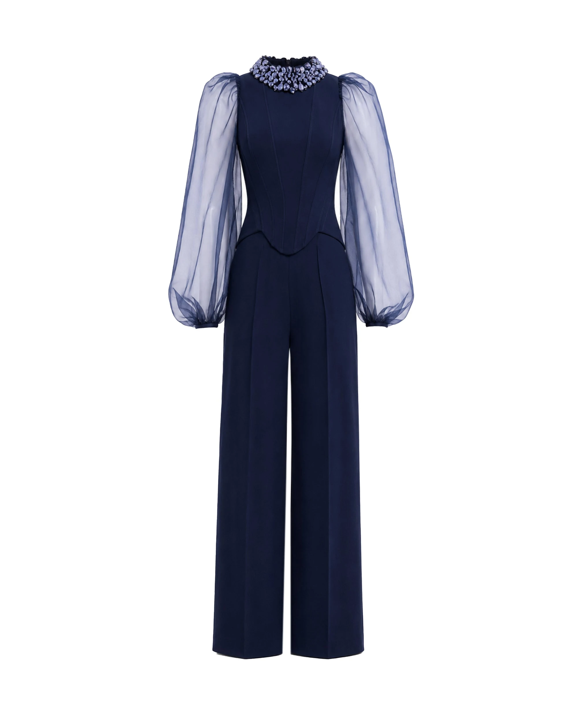 Gemy Maalouf Embellished High-Neck Set Gemy Maalouf Embellished High-Neck Set