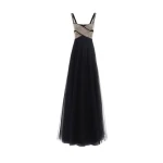 Gemy Maalouf Embellished Top Bow-Like Dress