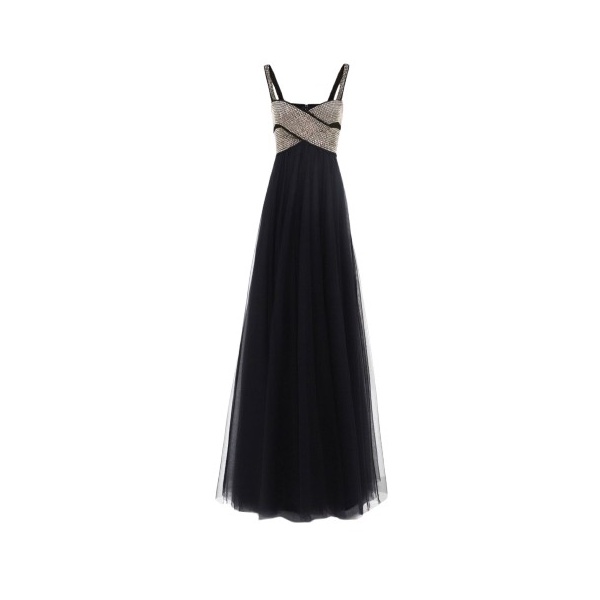 Gemy Maalouf Embellished Top Bow-Like Dress