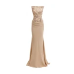 Gemy Maalouf Embroidered Fitted Dress
