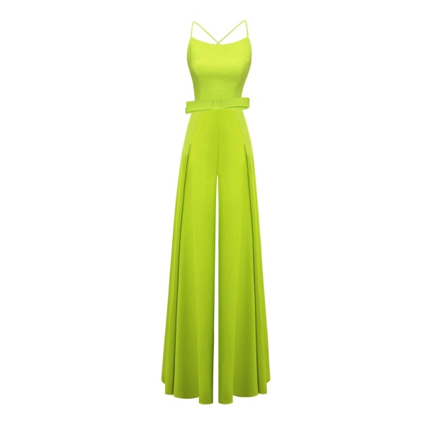 Gemy Maalouf Flared Pant Crepe Set