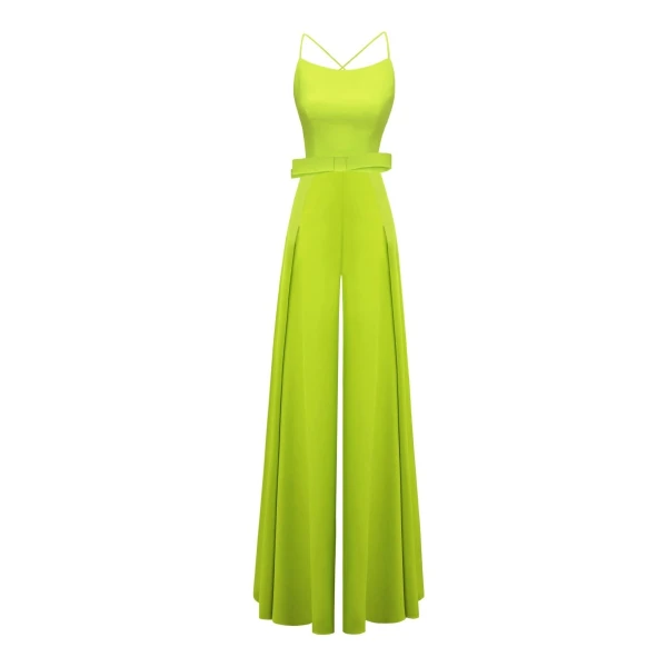 Gemy Maalouf Flared Pant Crepe Set