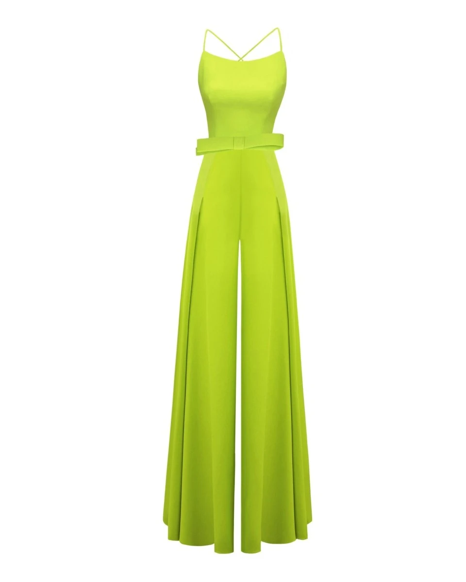 Gemy Maalouf Flared Pant Crepe Set Gemy Maalouf Flared Pant Crepe Set