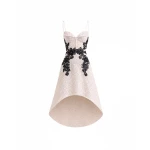 Gemy Maalouf Floral Balloon Mini Dress