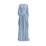 Gemy Maalouf Flowy High-Neck Dress