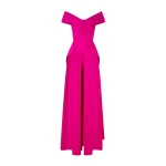 Gemy Maalouf Fuchsia Taffeta Set