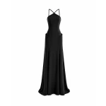 Gemy Maalouf Halter-Neck Dress with Structured Hips