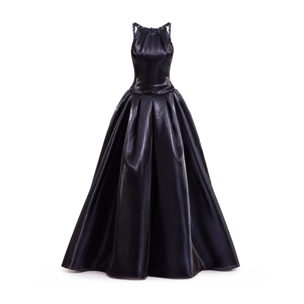 Gemy Maalouf Halter Neck Embellished Dress