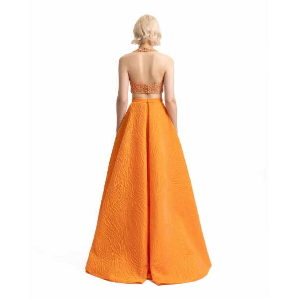 Gemy Maalouf Orange top