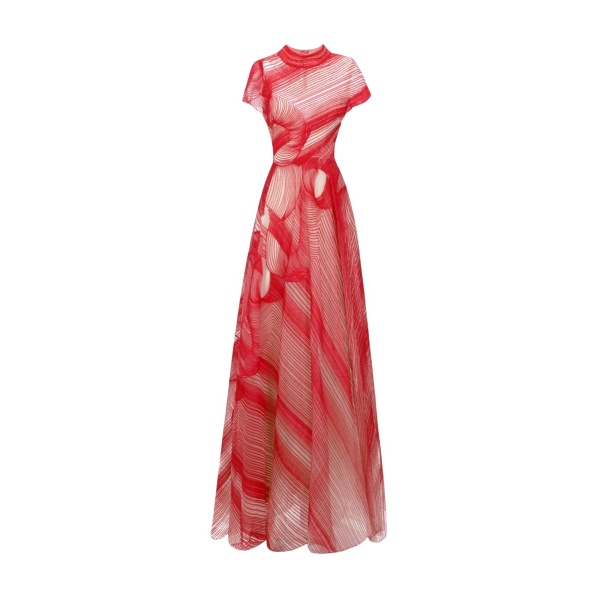 Gemy Maalouf High-Neckline Dress