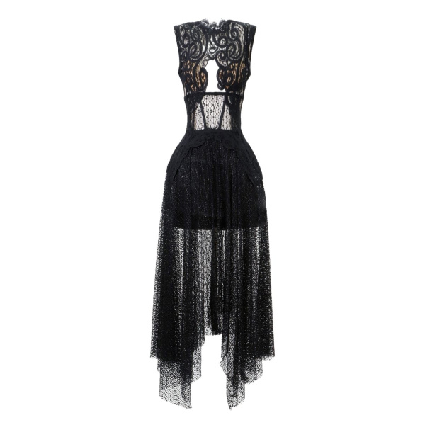 Gemy Maalouf Intricate Lace Dress