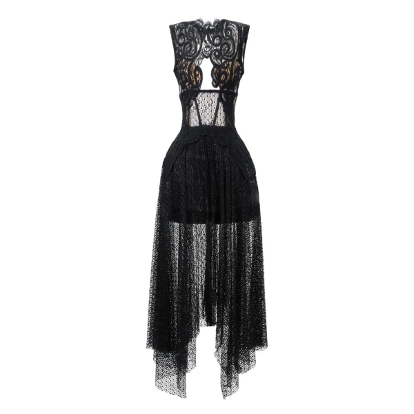 Gemy Maalouf Intricate Lace Dress