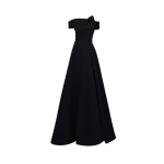Gemy Maalouf Jacquard Waistline Dress
