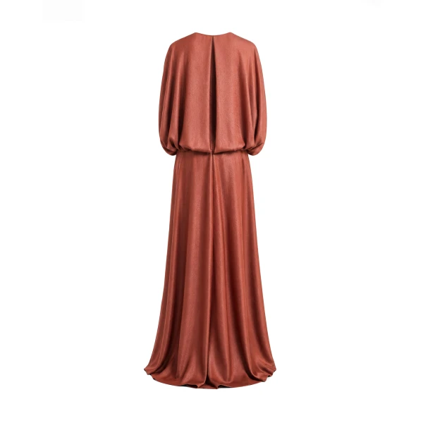 Gemy Maalouf Keyhole Batwing Dress
