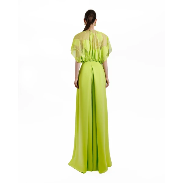 Gemy Maalouf Green top