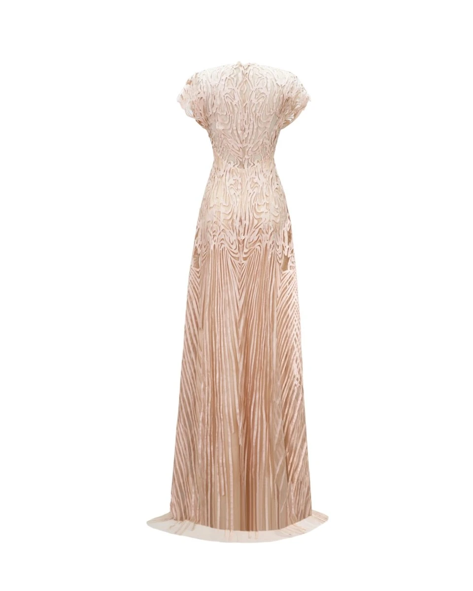 Gemy Maalouf Laser-Cut Embroidery Dress Gemy Maalouf Laser-Cut Embroidery Dress