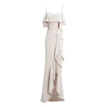 Gemy Maalouf Long Dress With Ruffles