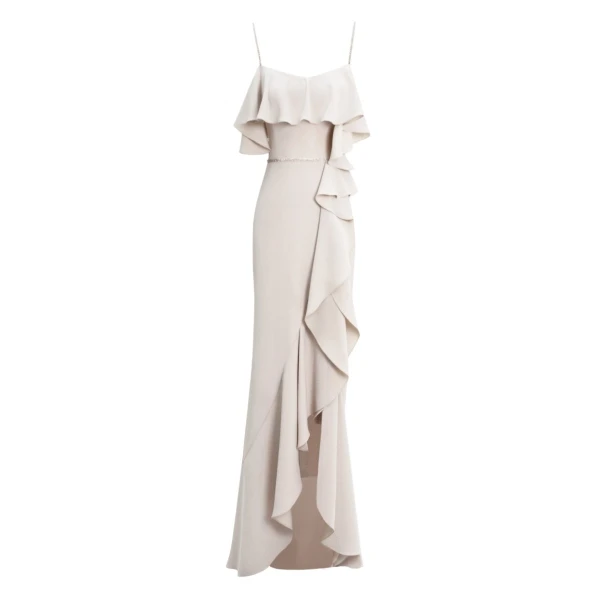 Gemy Maalouf Long Dress With Ruffles