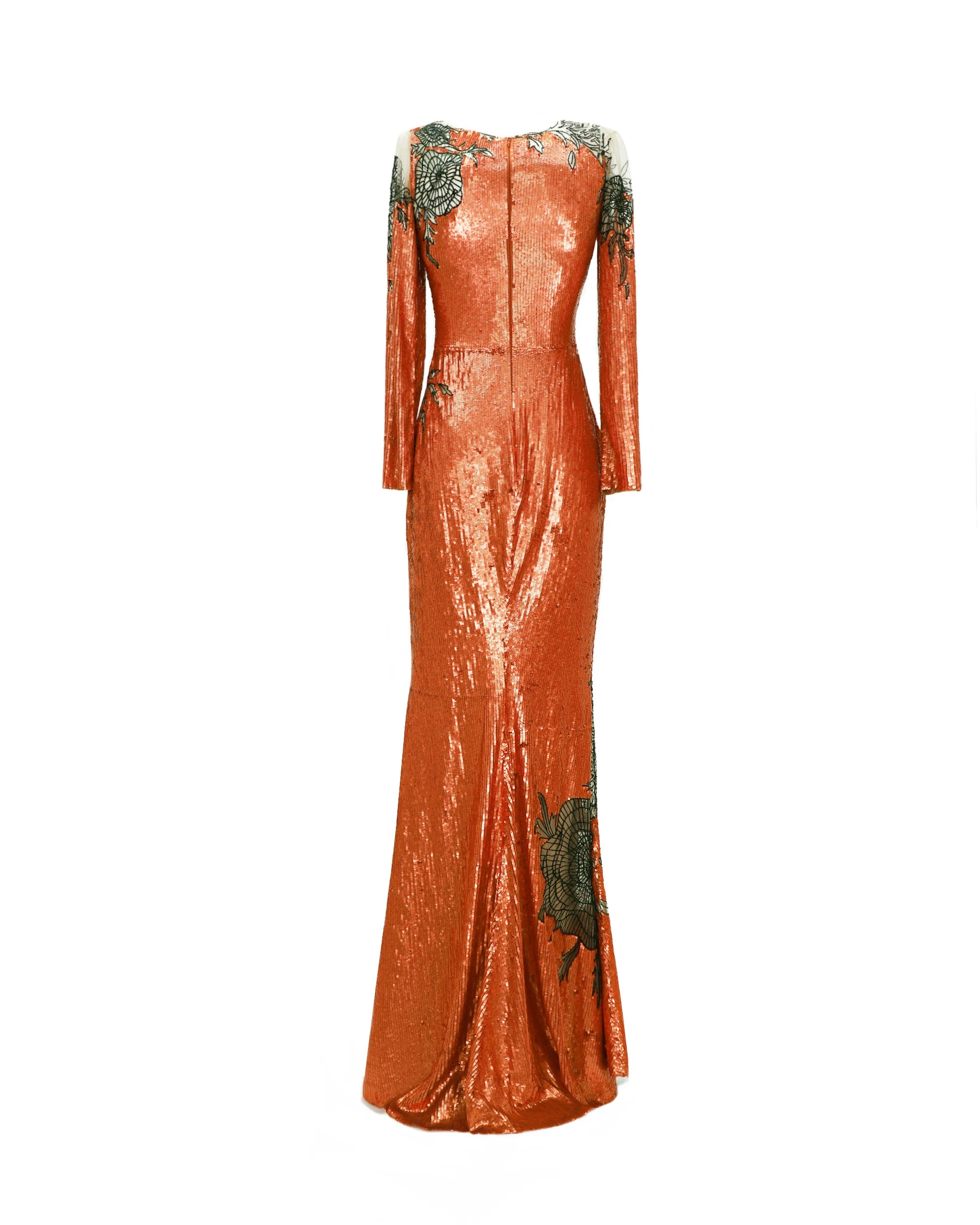 Gemy Maalouf Long Sleeves Embroidered Dress Gemy Maalouf Long Sleeves Embroidered Dress