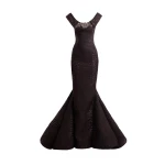 Gemy Maalouf Mermaid Textured Embellished Dress