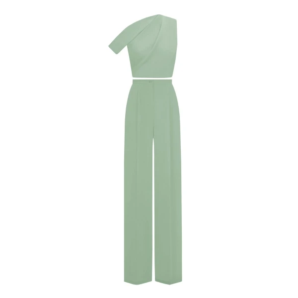 Gemy Maalouf Mint Crepe Set