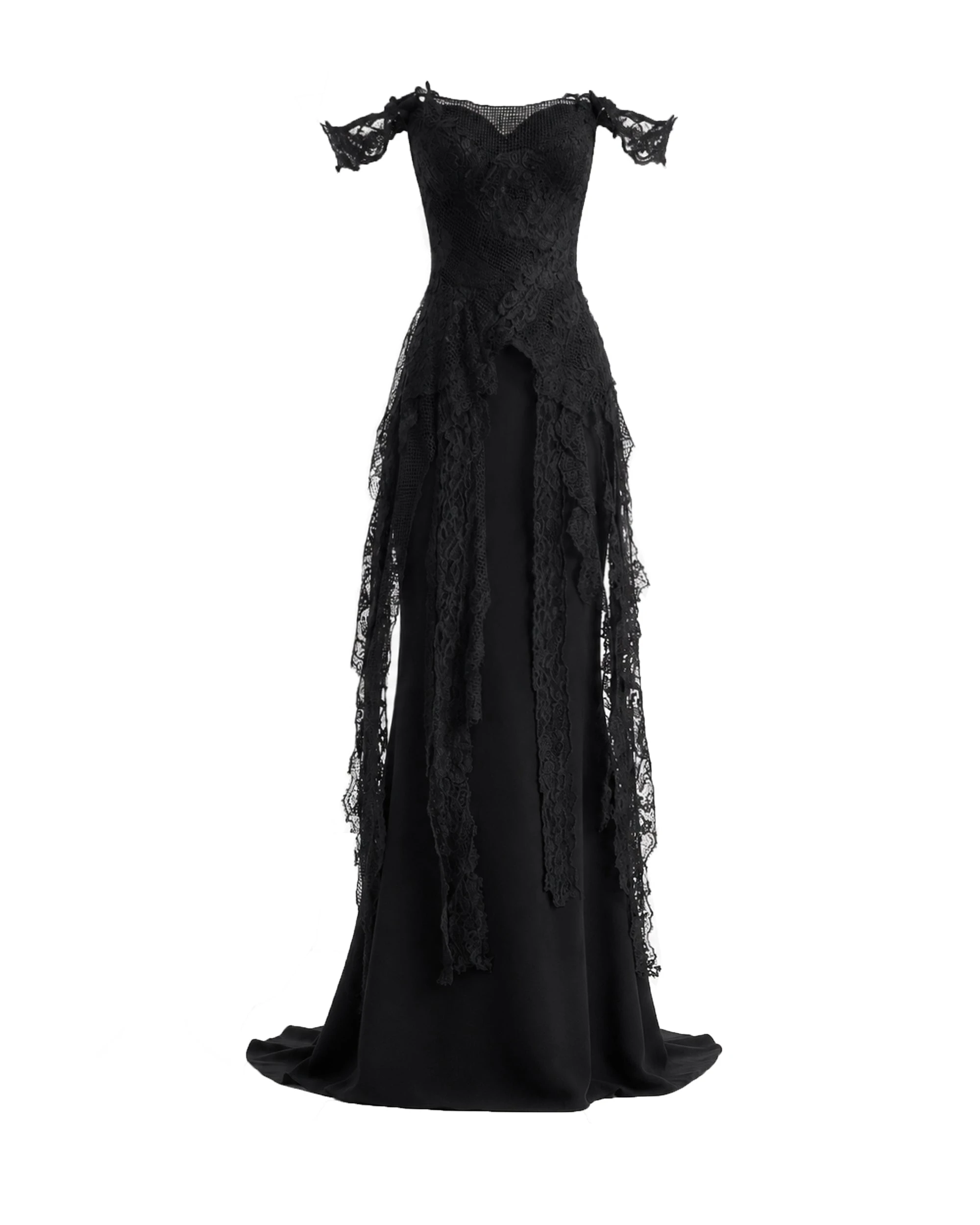 Gemy Maalouf Off-Shoulder Embroidered Corset Set Gemy Maalouf Off-Shoulder Embroidered Corset Set