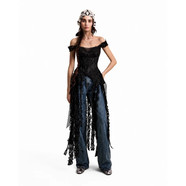 Gemy Maalouf Black top