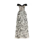 Gemy Maalouf Off-Shoulder Sweetheart Dress