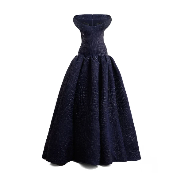 Gemy Maalouf Off-Shoulder Sweetheart Dress
