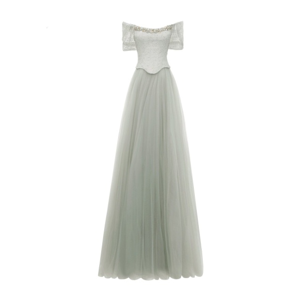 Gemy Maalouf Off-The-Shoulder Corset Dress
