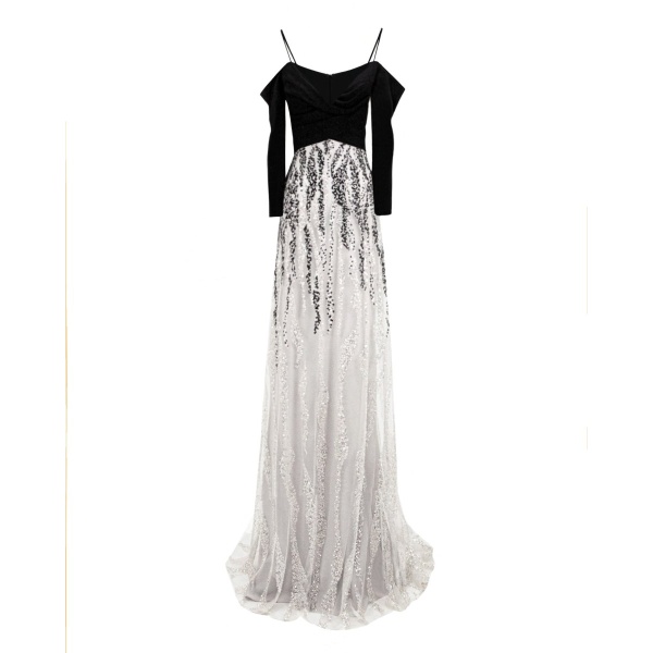 Gemy Maalouf Off-The-Shoulder Draped Dress