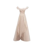 Gemy Maalouf Off-the-shoulders Layered Ruffles Dress
