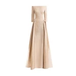 Gemy Maalouf Ombré Off-Shoulder Jacquard Dress