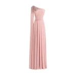 Gemy Maalouf One-Shoulder Draped Dress