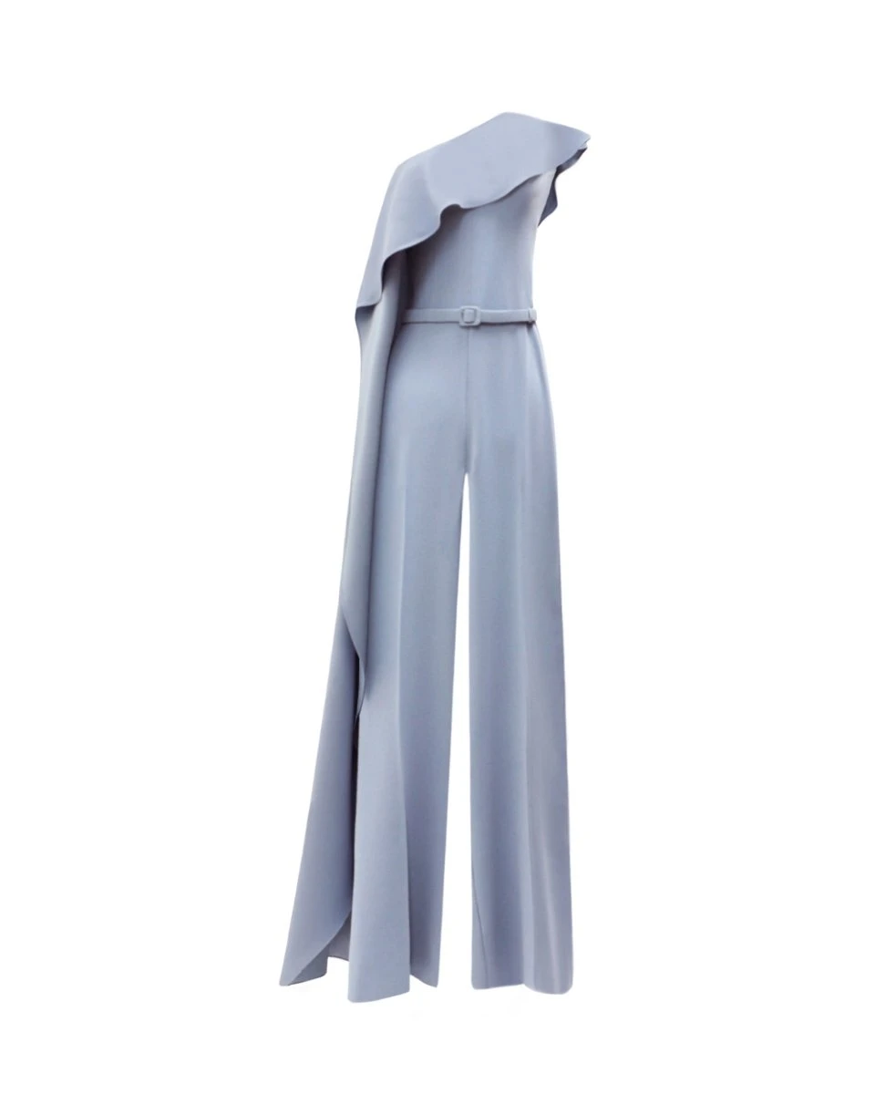 Gemy Maalouf One-Shoulder Straight-Cut Jumpsuit Gemy Maalouf One-Shoulder Straight-Cut Jumpsuit