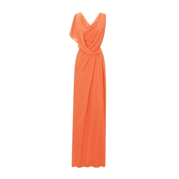 Gemy Maalouf Open V-Shaped Back Dress
