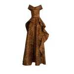 Gemy Maalouf Overlapped Neckline Dress