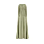 Gemy Maalouf Pleated Cape Dress