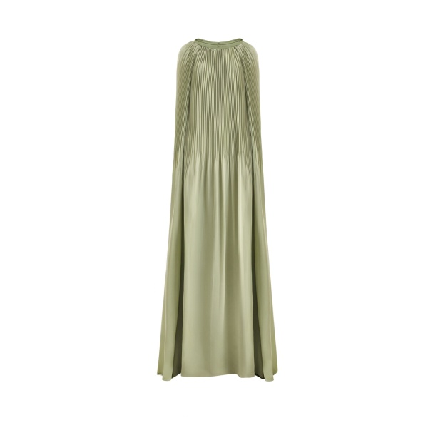 Gemy Maalouf Pleated Cape Dress