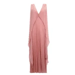 Gemy Maalouf Pleated Chiffon Dress