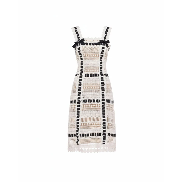 Gemy Maalouf Ribbon Detail Midi Dress