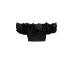 Gemy Maalouf Ruffled Crop Top