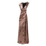 Gemy Maalouf Shimmer Sandwash Dress