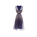 Gemy Maalouf Side and Back Cut-Out Dress