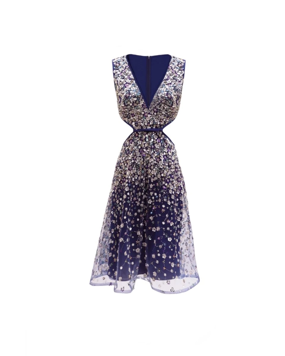 Gemy Maalouf Side and Back Cut-Out Dress Gemy Maalouf Side and Back Cut-Out Dress