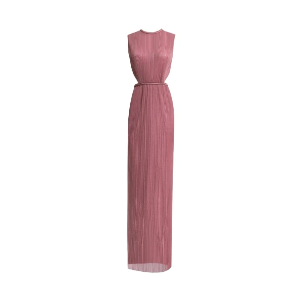 Gemy Maalouf Slim-Cut Dress with Cut-Outs