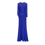 Gemy Maalouf Slim Cut Royal Blue Dress