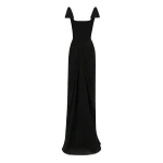 Gemy Maalouf Squared Neckline Corset Dress