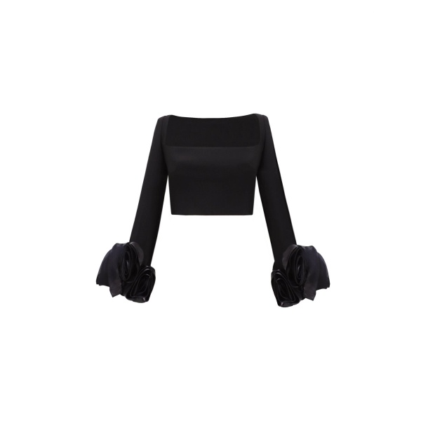 Gemy Maalouf Squared Neckline Top